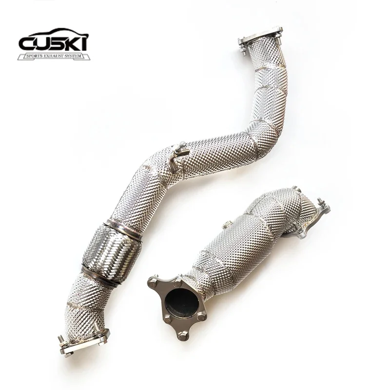 Stainless Steel Automotive Exhaust Parts fit Honda Civic R-type/R-type FL5 2.0T 2015-2023T exhaust system Direct down pipe Exhau