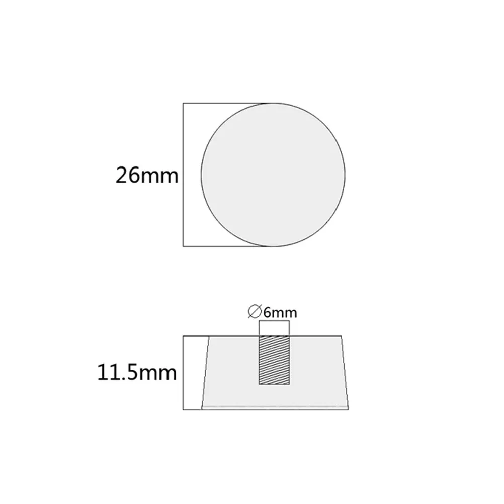 

Набор из 4 больших круглых ручек, сверхпрочные пластиковые ручки для замены на гитарных и басовых усилителях, для концентрических потенциометров с разъемным штоком