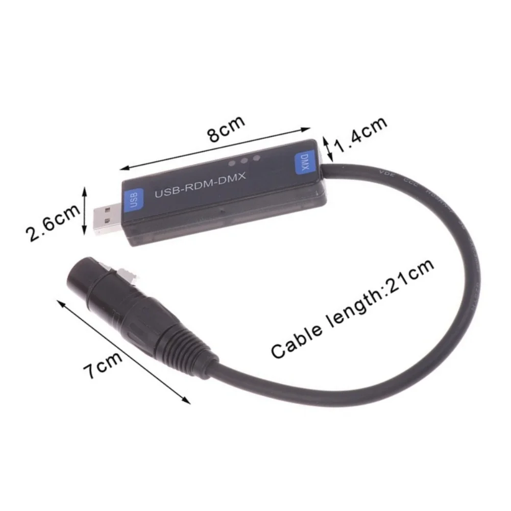 For Dmx512 Controller USB To For Dmx Interface 3-Pin XLR Wireless For Dmx Controller For Android Phone Stage Lighting PAR Light