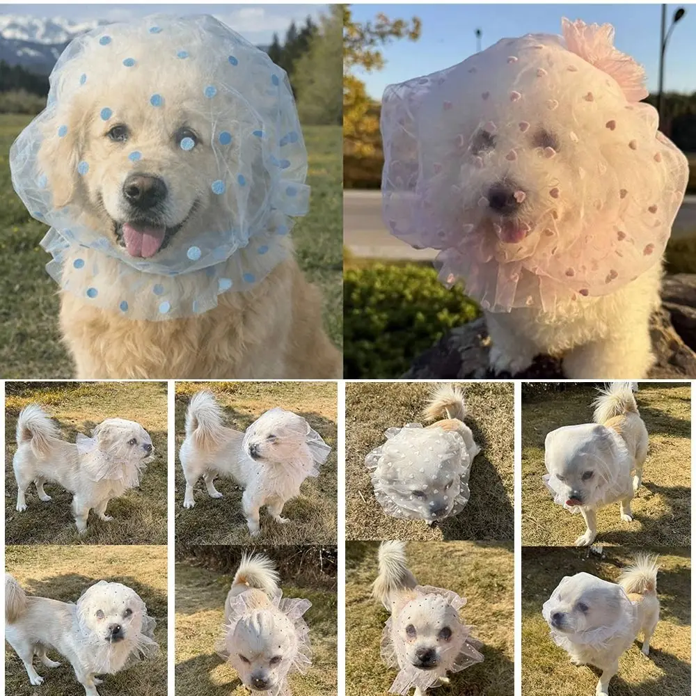 Breathable Dog Anti-Eating Veil Comfort Adjustable Pet Protective Mask Elastic Polyester Pet Dog Mouth Cover Behavior Control