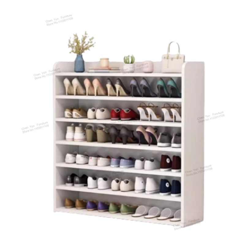 Accept Vestibule Shoe Cabinets Wooden Custom Home Furniture Balcony Storage Shoe Cabinets Multilayer Indoor Armario De Zapatos image 6