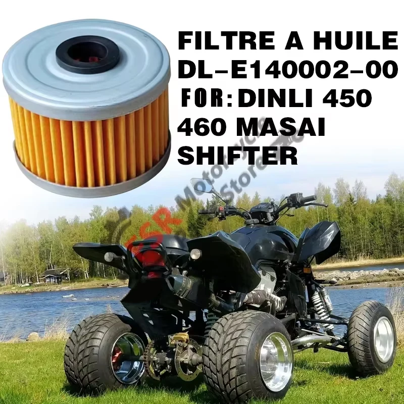 

OIL FILTER,FOR DINLI 450 460 DL901 DL902 DL904 & MASAI A450 A460 & QUADZILLA 450 RS,P/N:DL-E140002-00,ATV UTV QUAD BUGGY PARTS