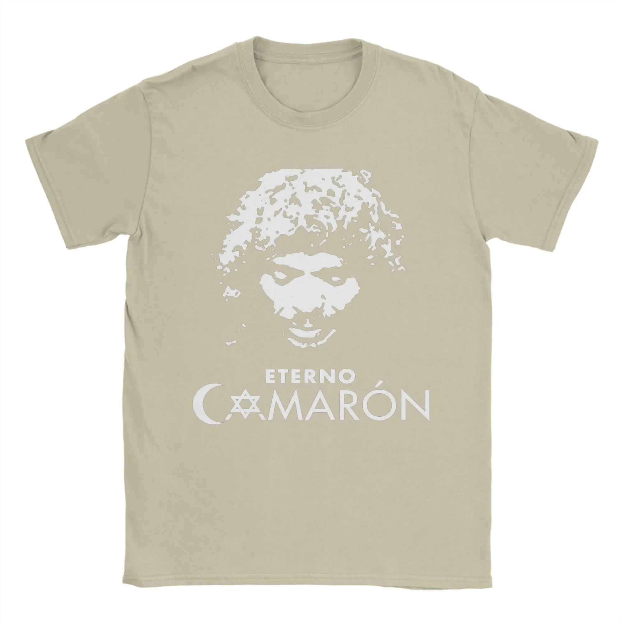 Camarons De La Isla الفلامنكو المغني تي شيرت للرجال تي شيرتات قطن س الرقبة جزيرة الروبيان تي شيرت الملابس الجرافيك المطبوعة