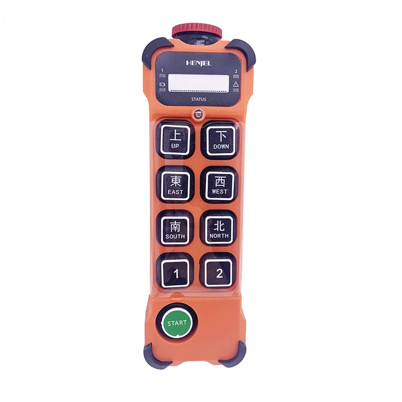 H208 8 button double speed henjel industrial crane remote control factory remote