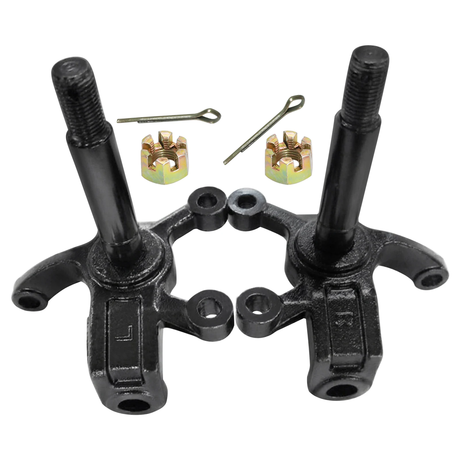 Go Kart Quad ATV Modified Steering Strut Knuckle Spindle Suitable for 70cc 110cc 125cc Dirt Bike Drift Racing UTV Quad Bike
