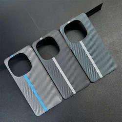 Skin Feel Carbon Fiber Texture Case for VIVO iQOO 13 Ultra-Thin Protective Cover Fashion Color Collision Funda Capa