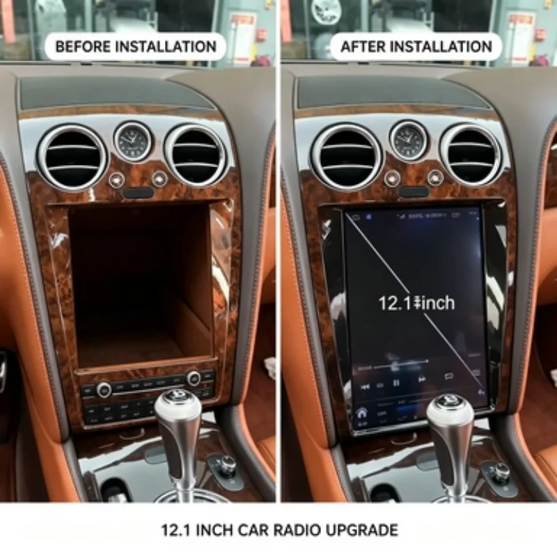 For Bentley Continental GT Flying Spur 2005 -2019 Multimedia Android Car Radio Navigation Carplay Headunit Monitor New Upgrade