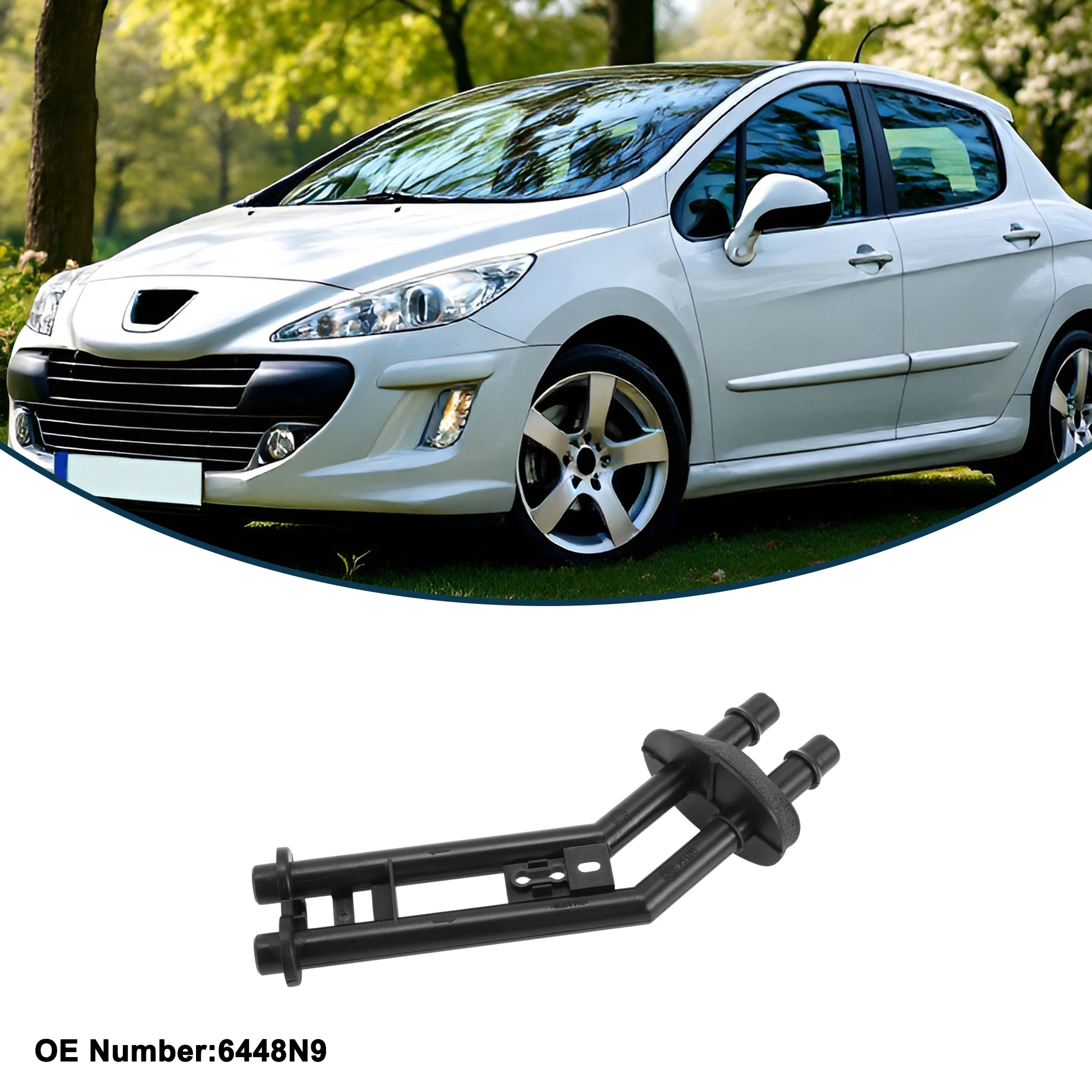 Manguera de radiador Motoforti para Peugeot 307 2000-2009 No.6448N9 Tubo de refrigerante de plástico