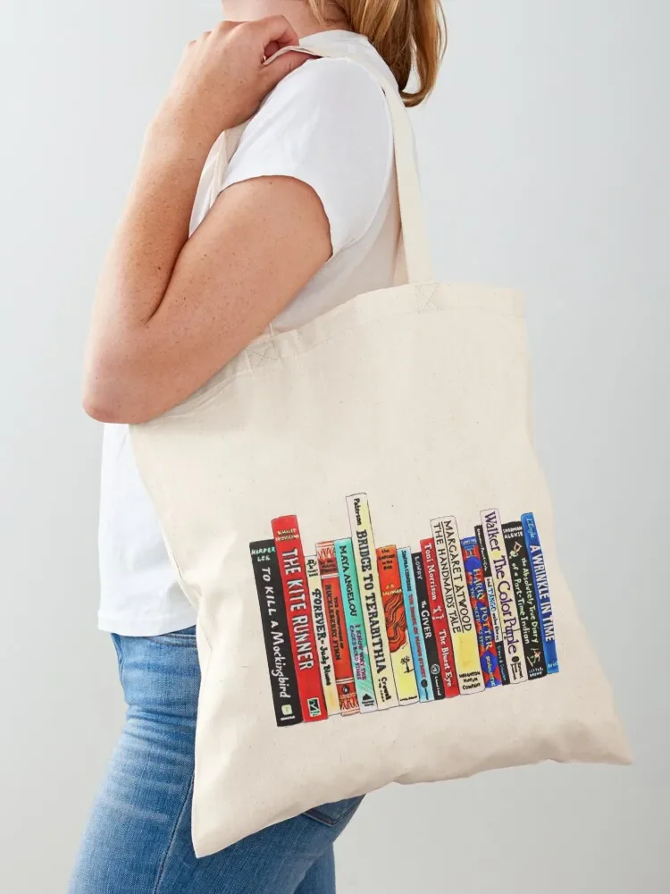 Banned Books Tote Bag tote bag screen university shopper bag Candy bags reusable shopping bags