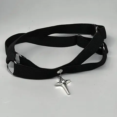 New Stylish Elastic Star‑Charm Thigh Garter Gothic Punk Leg Strap Sexy Body Accessory