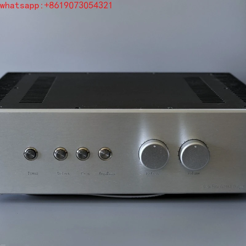 A5 58W Pure Class A Single-ended Power Amplifier Pure Post-stage Combined Free Switching One-button Heavy Bass
