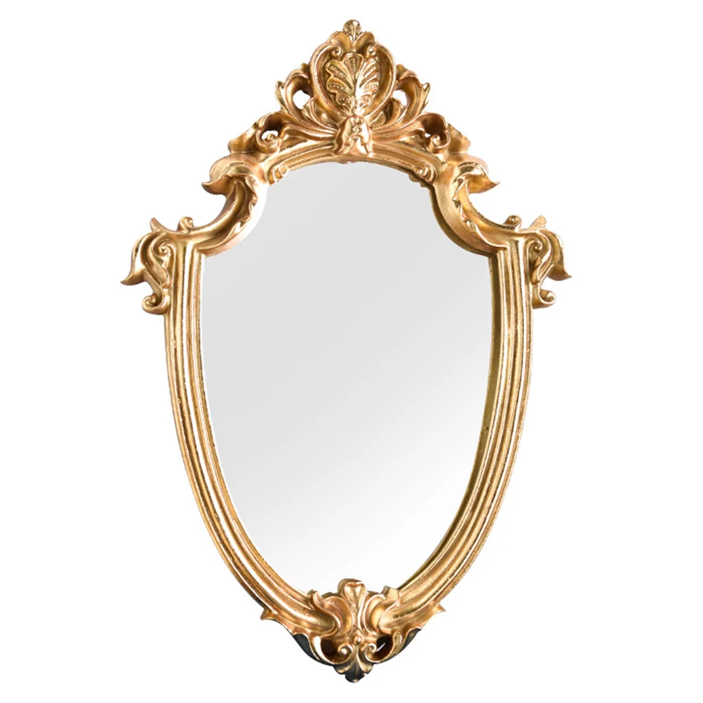 

Vintage Mirror Exquisite Makeup Mirror Bathroom Wall Hanging Mirror Gifts For Woman Lady Decorative Mirror Vintage Wall Mirror