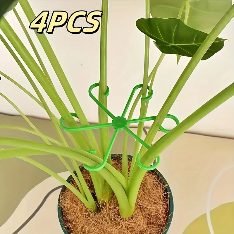 4Pcs Plant Stem Support Clip Horticultural Fixator for Monstera Climbing Alocasia Vine Hydroponic Tree Branch Garden Accessories