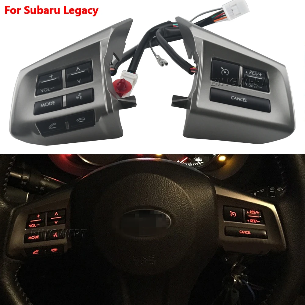 

Кнопки Bluetooth на рулевом колесе круиз-контроля для Subaru Forest 2013-2014 XV Crosstrek Legacy IMPREZA 2012-2014 83154-AJ180