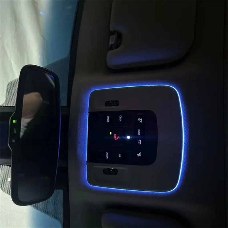For Toyota Camry 2018-2023 Car LED Roof reading light Interior Decorative Lamp Atmosphere Ambient Light Ice Blue