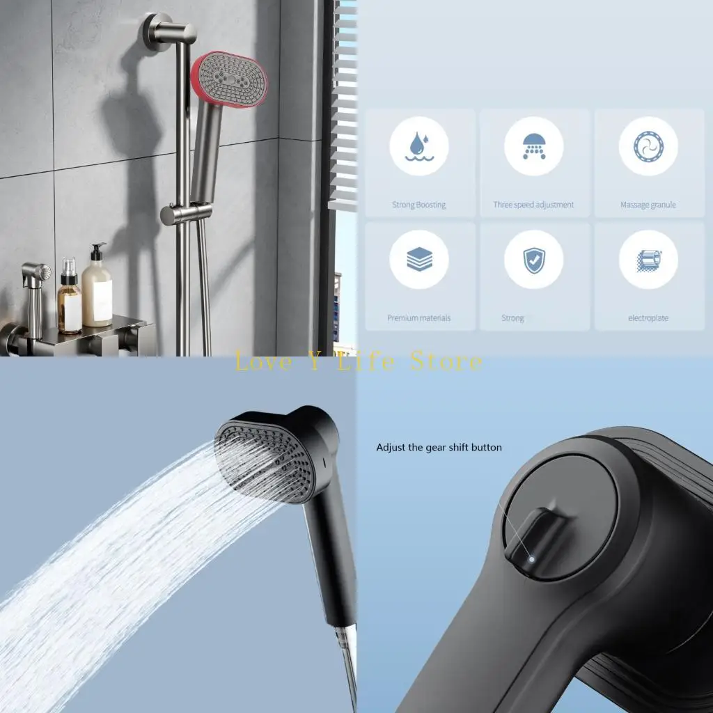 

L74C душевая головка ABS Строительная вода смягчающая фильтр простая установка