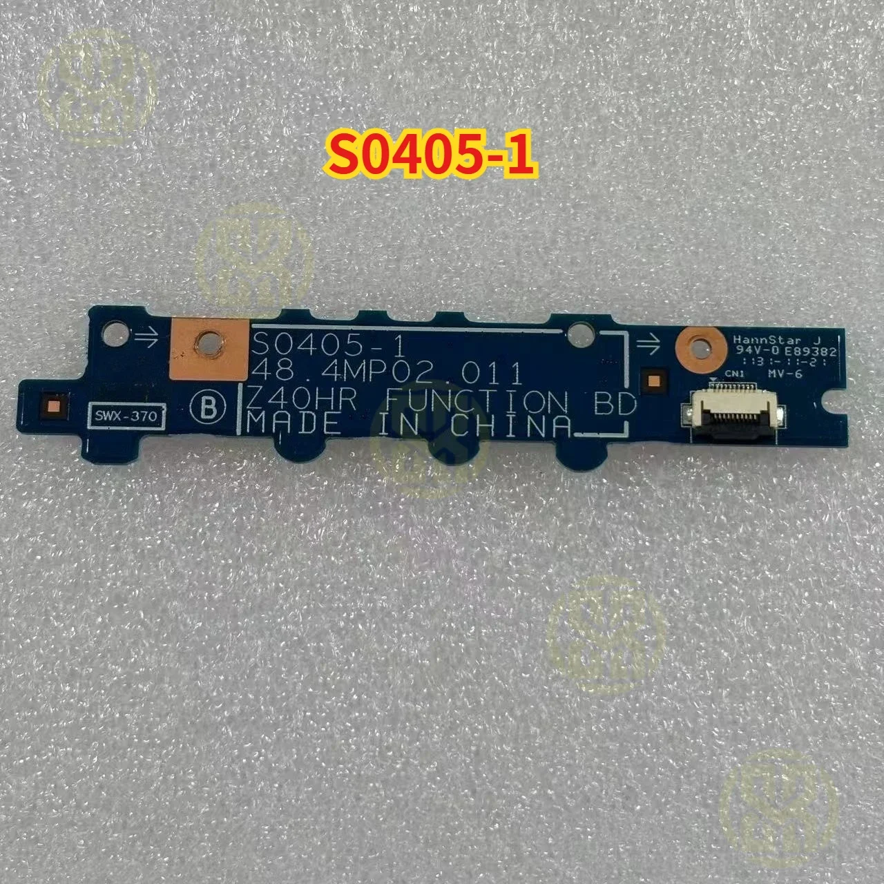 S0405-1 Para SONY PCG-61A11T VPCEG VPCEL VPCEH VPCEK Interruptor de placa de botão de alimentação SWX-370 48.4MP02.011