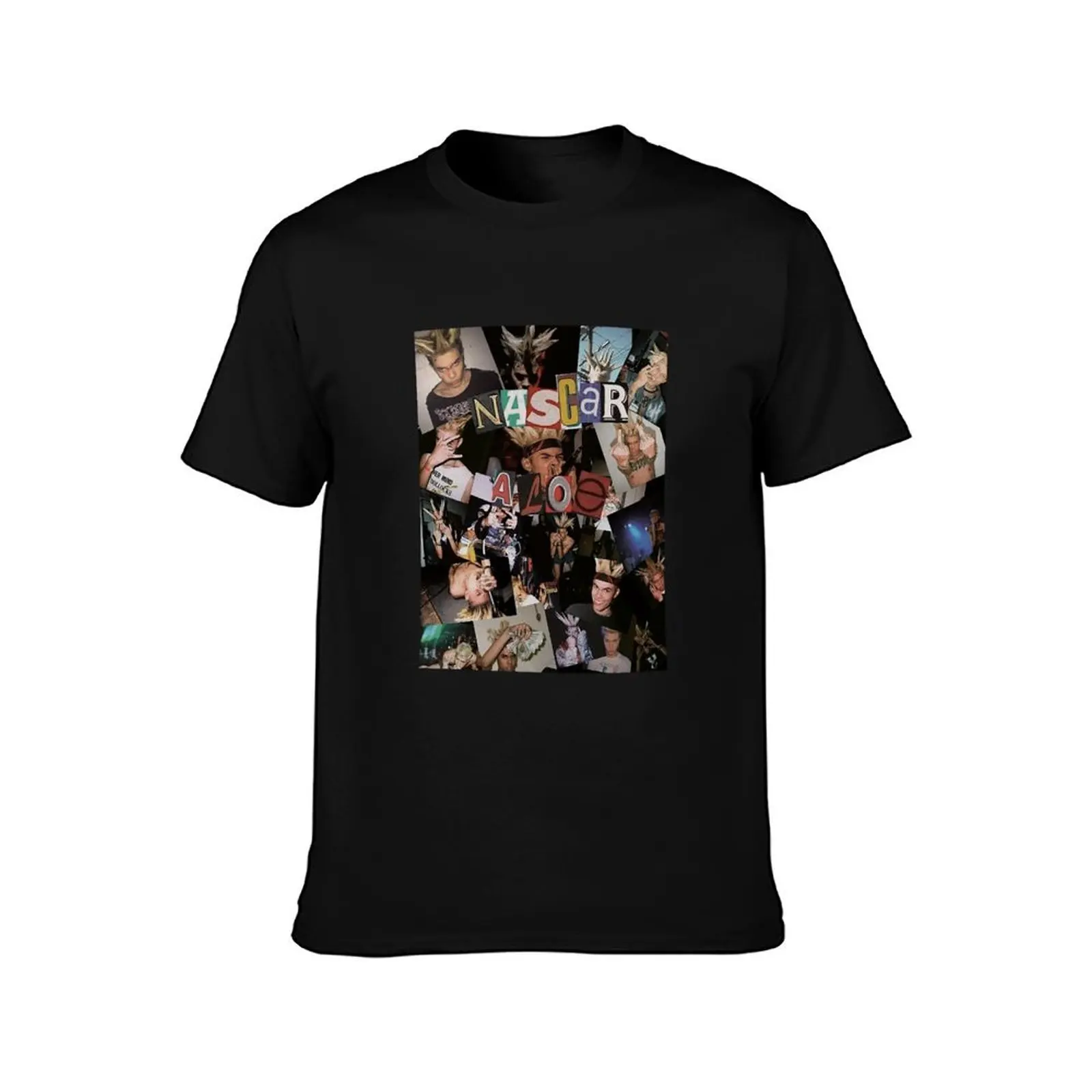 NASCAR ALOE T-Shirt Casual Graphic Print Tee T-Shirt
