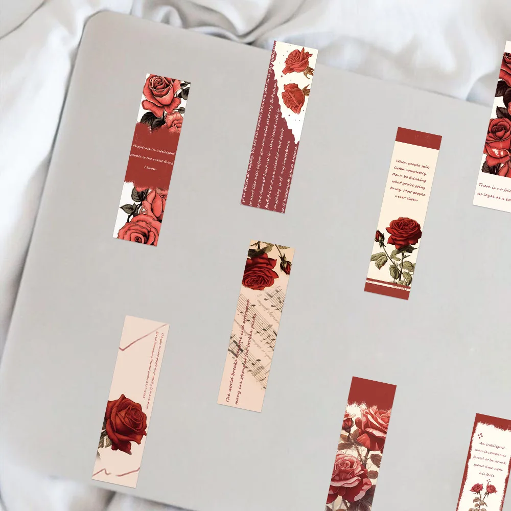 30 шт., Закладка-бабочка в виде Розы