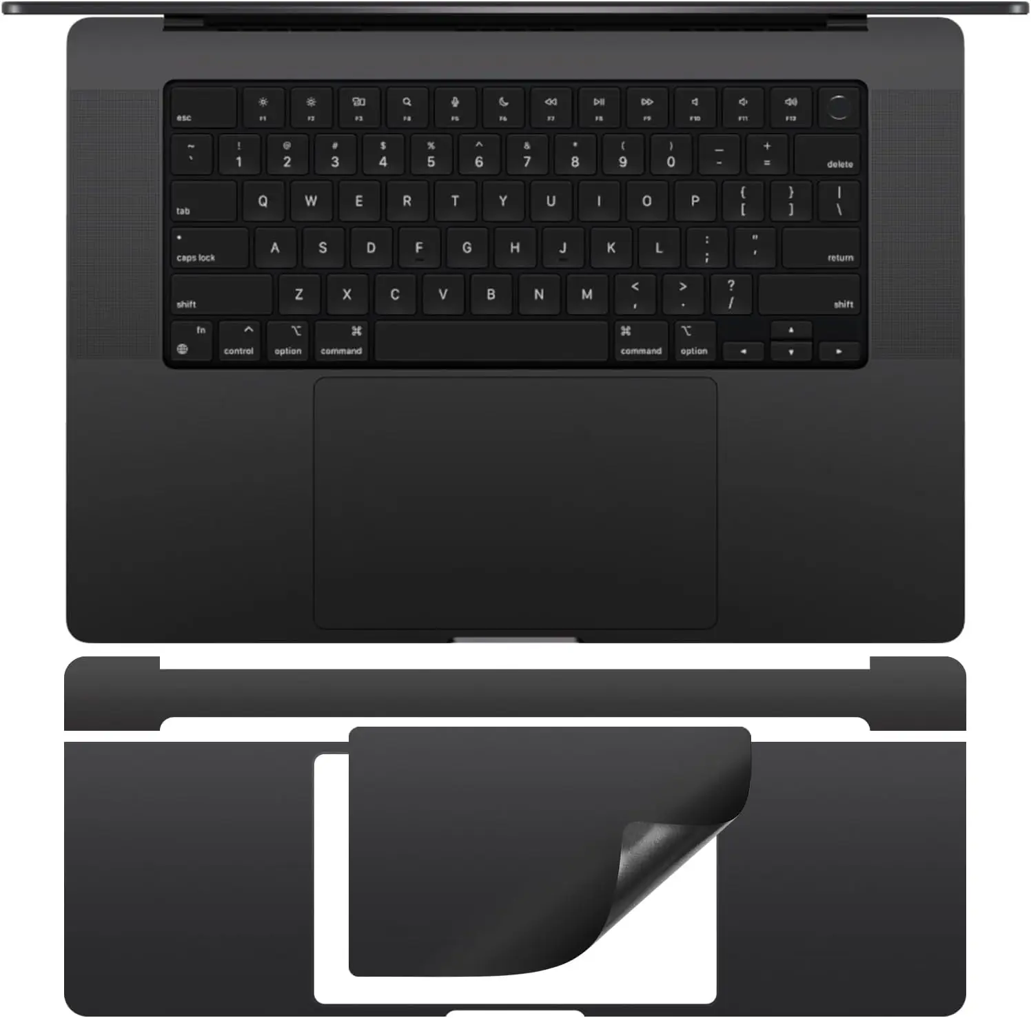 Autocollants de protection en vinyle pour repose-mains, pour MacBook Pro 16 pouces M5 M4 M3 M2 Pro Max 2026 A3428 -29 A3403, couverture résistante aux rayures