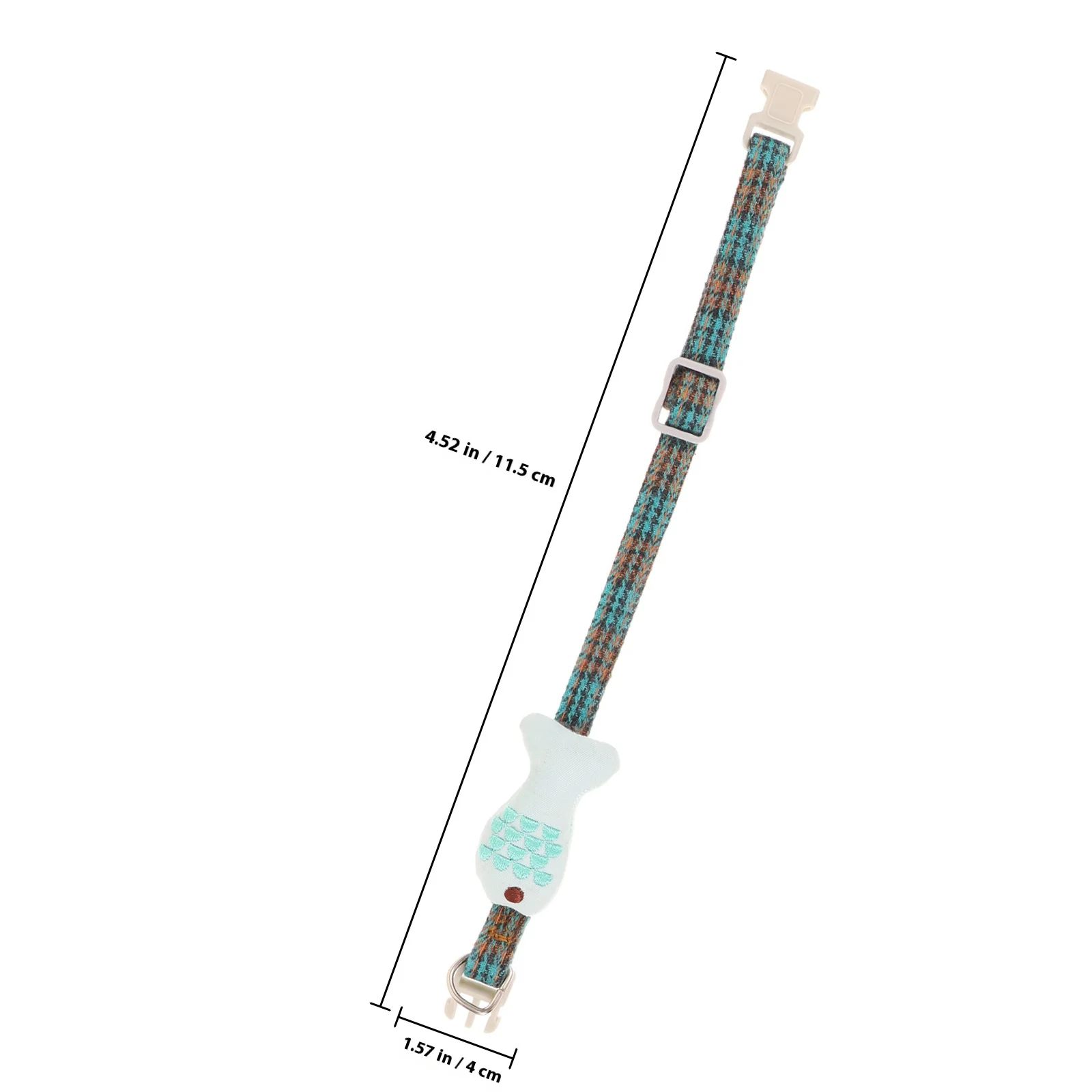 مجموعة طوق للقطط الأليفة مكونة من 4 قطع، قلادة لطيفة بتصميم سمكة شبكية عالية الجودة قابلة للتعديل للحيوانات الأليفة الصغيرة، عصرية ومريحة