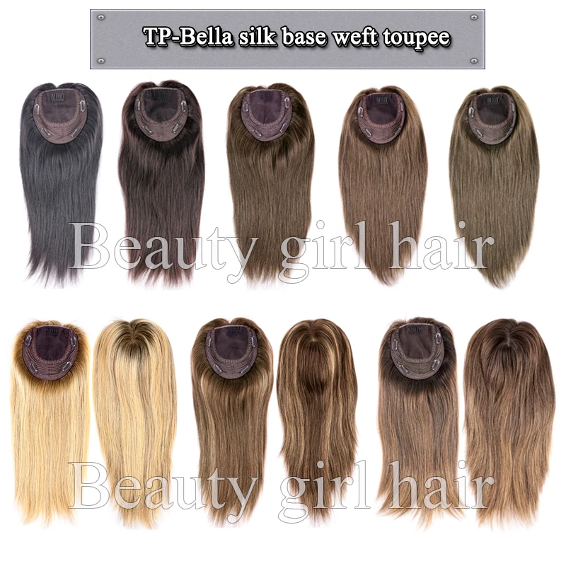 شعر بشري ريمي روسي عالي الكثافة سميك وطويل الطول برسم مزدوج أشقر يسلط الضوء على الجزء العلوي من الحرير #6