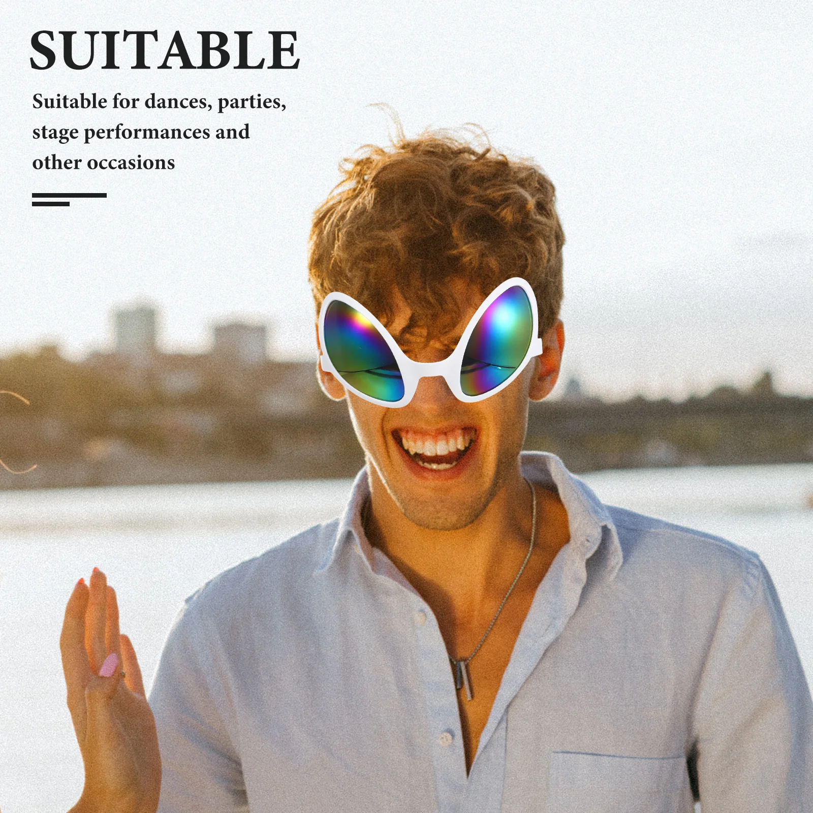 1 paar bril grappige zonnebril voor Halloween Party cosplay kostuum accessoire foto prop brillen voor mannen vrouwen