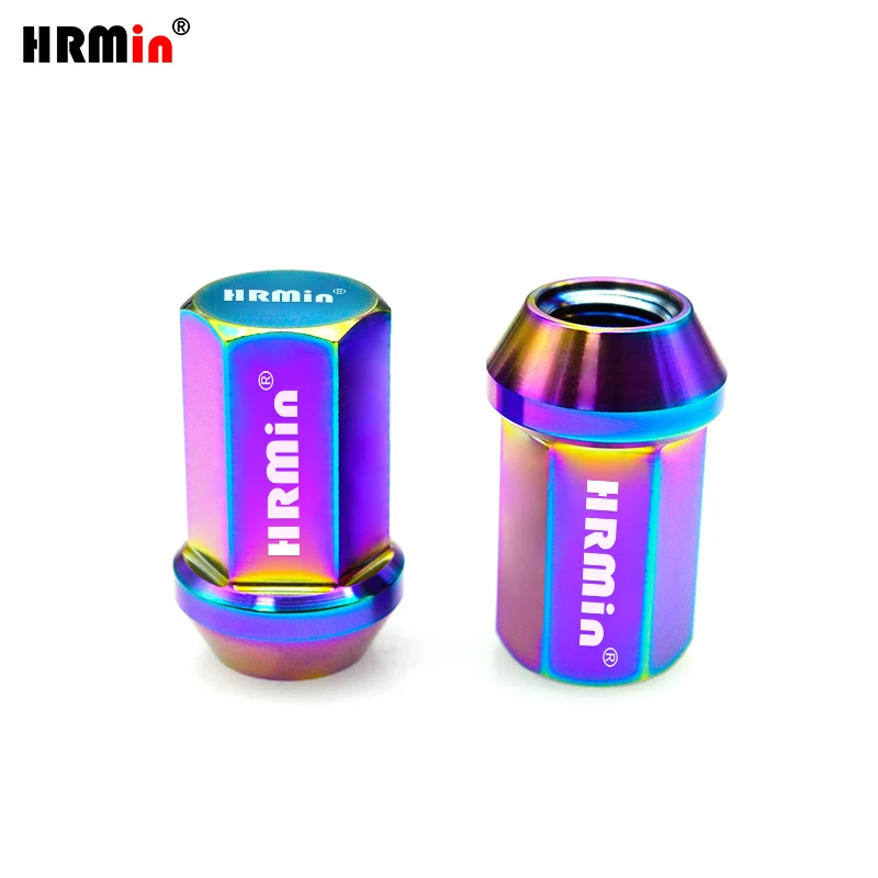 Automobile Vehicle Cloased End 19mm Hex Gr.5 Titanium Lug Nut M14x2.0mm for Ford Aston Martin Chevrolet Dodge