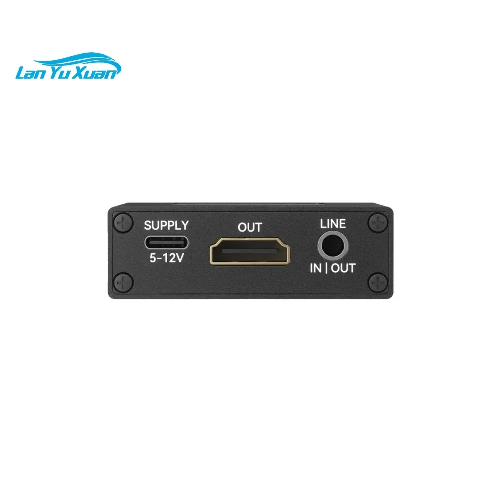 4K UVC USB IP to HD Video Streaming Decoder, HD IP Camera Decoder Supports HTTP RTSP RTMP UDP HLS