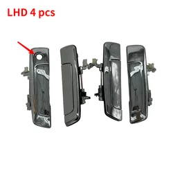 4 Pcs LHD Chrome Outside Door Handle for Pajero Pinin IO H60 H70 MR271871 Lock for Lancer 1997-2002 Buckle for CK00 CP00 EA00