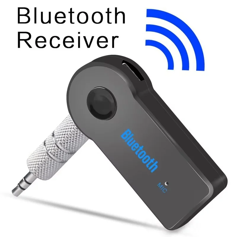 

Car Bluetooth Receiver 5.0 Car Music Receiver 3.5mm Wireless Bluetooth Adapter Audio Converter Mobile Phone Hands-Free Stereo