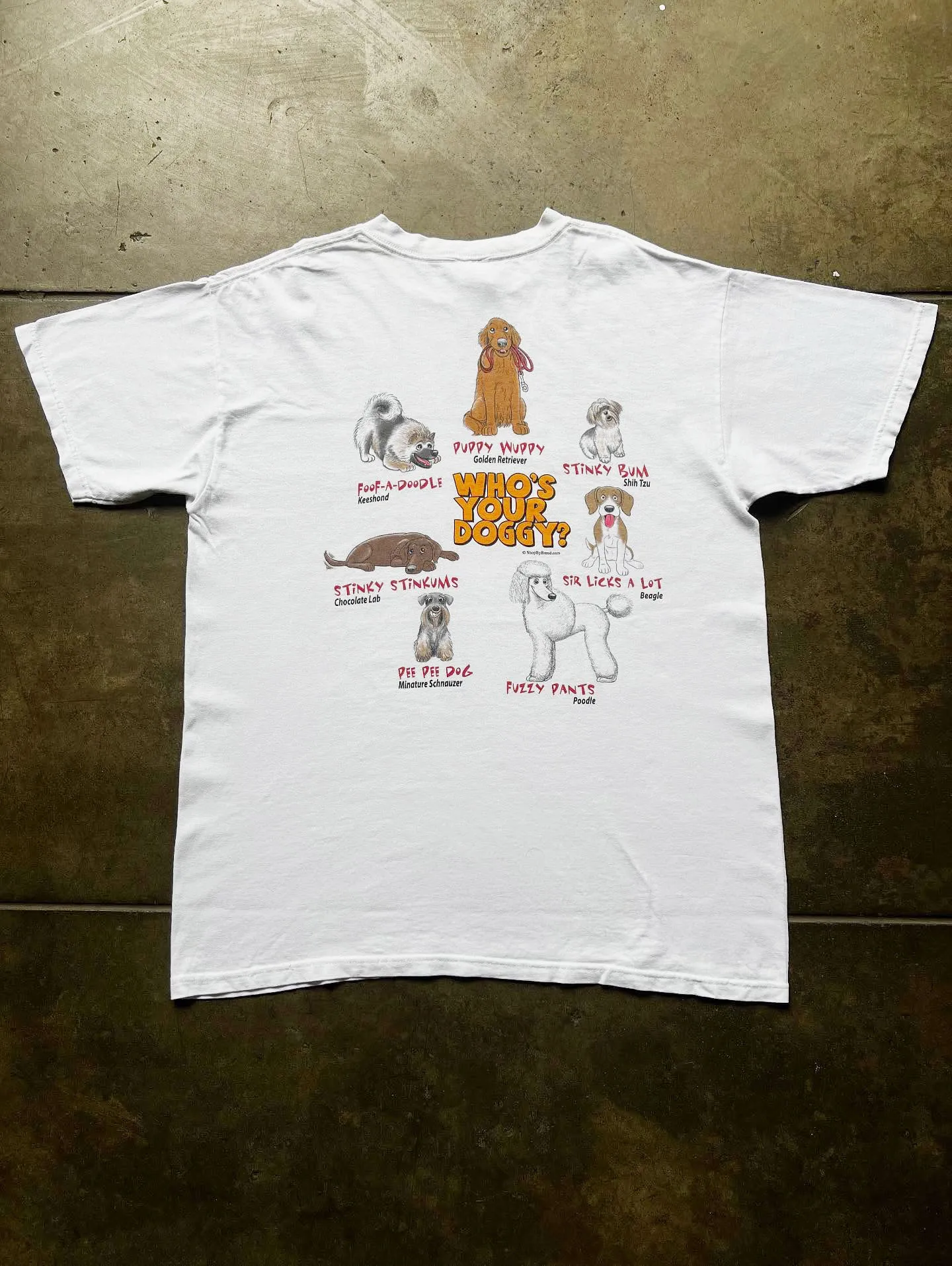 Healing Cute Little Dog Short Sleeve T-Shirt Loose Couple Style Cotton Tee Breathable round Neck Summer Fashion for Men And W...