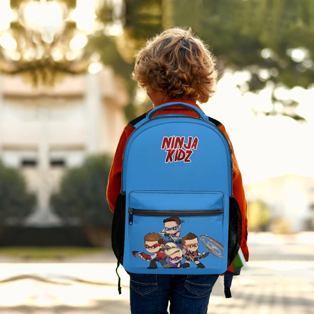 Sac à Dos Imprimé Ninja Kidz TV pour Enfant, Cartable observateur et Décontracté, Cartable de Dessin Animé