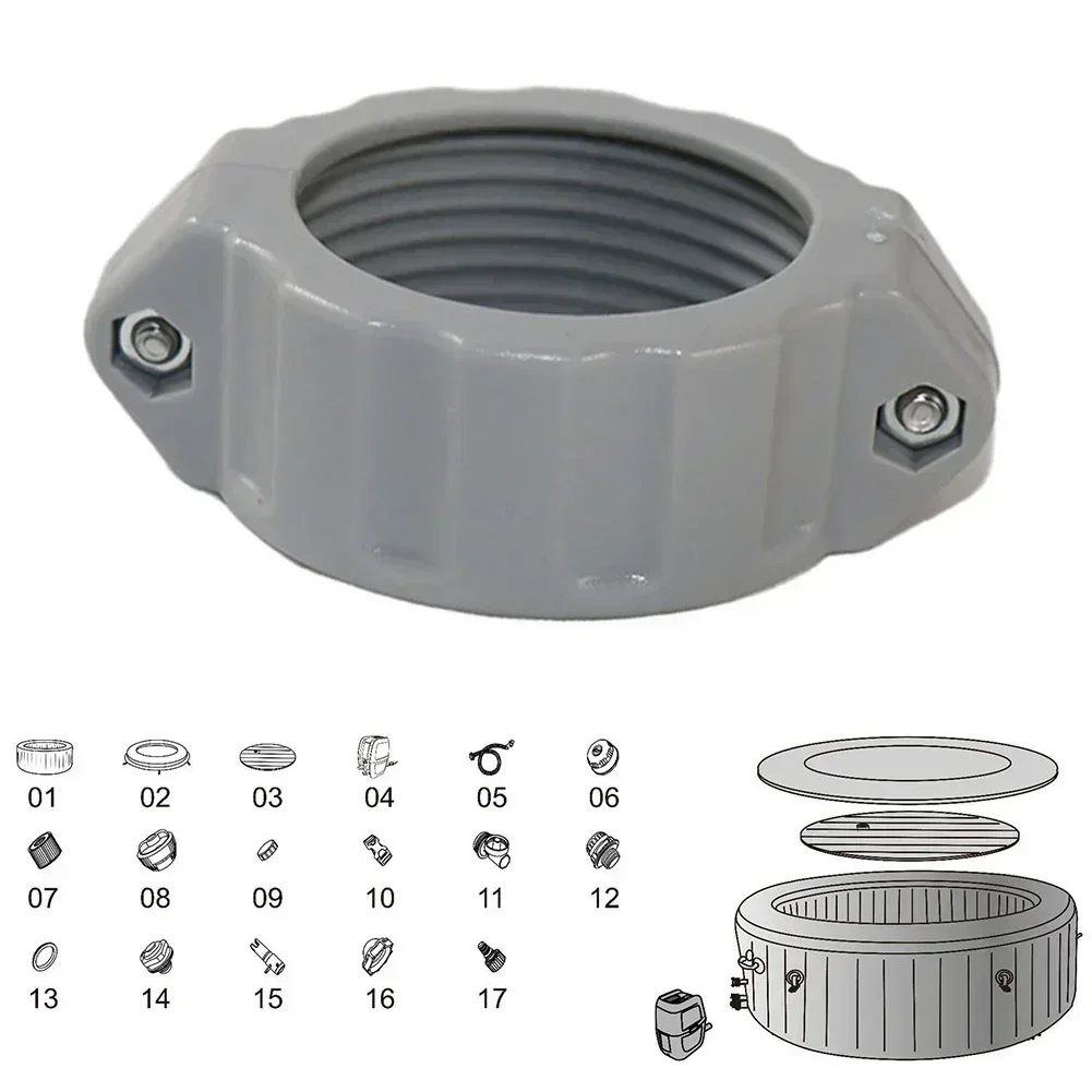 Replacement Expansion Nut (Includes Screw And O-ring) For Inflatable Swimming Replacement Expansion Nut (Includes Screw