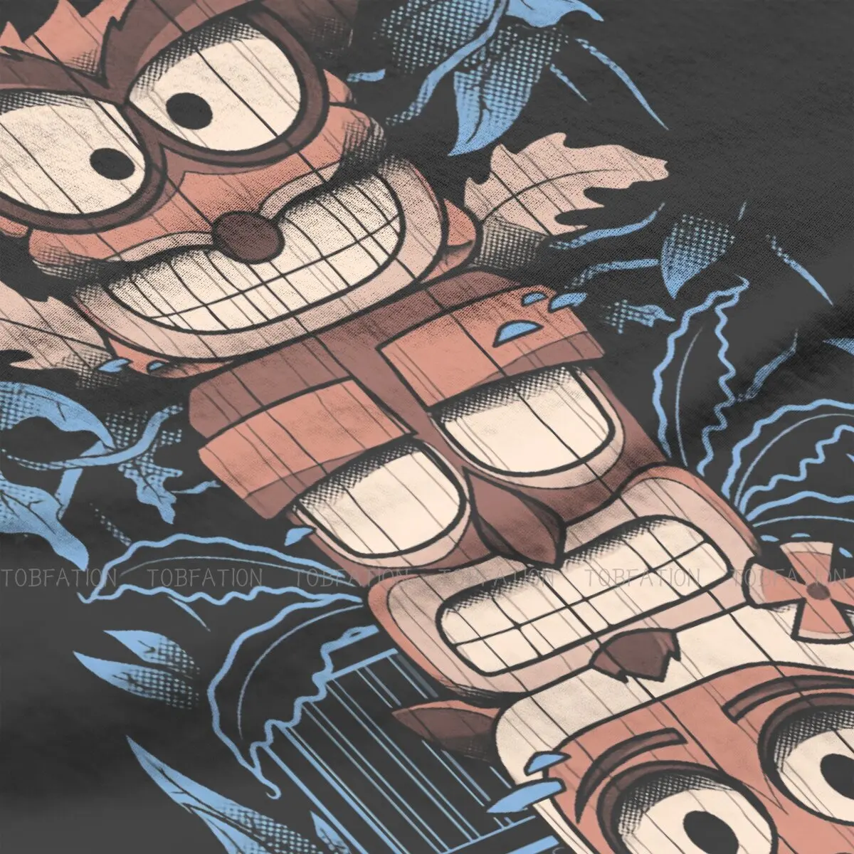 C.Totem Graphic TShirt Crash Bandicoot Game Creative Tops Casual T Shirt Male Tee Unique Gift Clothes