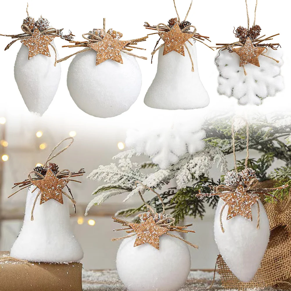 No hay herramientas adicionales necesarias para Navidad, adorno navideño, decoración de copos de nieve, ambiente festivo, decoración navideña, decoración del hogar