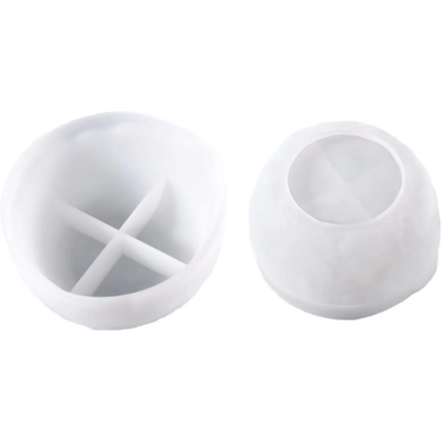 Moule en silicone pour résine époxy, bol et plateau, moule de moulage irrégulier pour projets de bricolage en résine, plateau à thé, plateau à fruits et projets d'artisanat