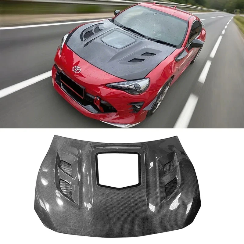 

Carbon Fiber Clear Glass Hood For Toyota 86 GT86 FT86 FRS BRZ ZN6 ZD6 2013-2019 Engine Valve Cover