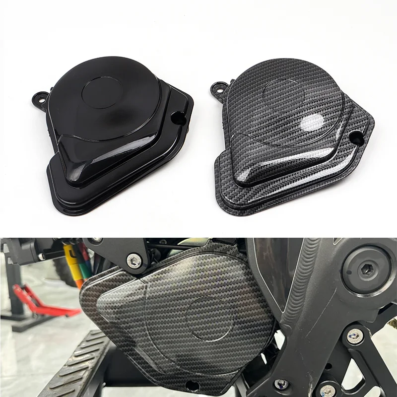 Carbon Fiber Pattern Engine Cover Magneto cover For Talaria MX3 MX4 MX5 e-bike Motocross Accessories Dirt Pit Bike Decoration