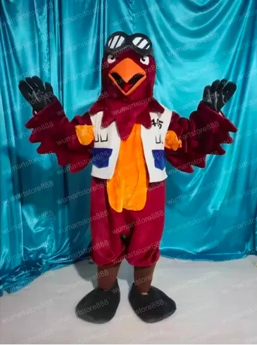

New Adult Hot Sale Foam Eagle bird Fancy Cartoon Mascot Costume Plush Christmas Fancy Dress Halloween Mascot Costume
