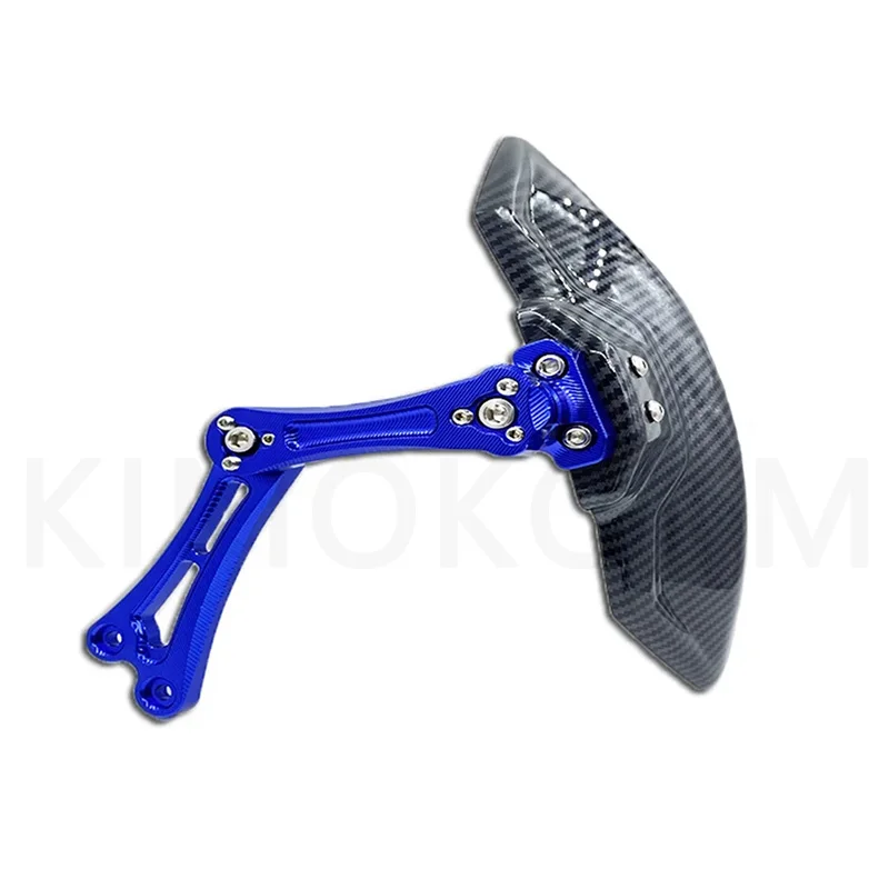 Universal Carbon Fiber Fender Splash Guard Cnc Aluminium Alloy Fender Mudguard Electric Fender Motorcycle Vehicle Imitation