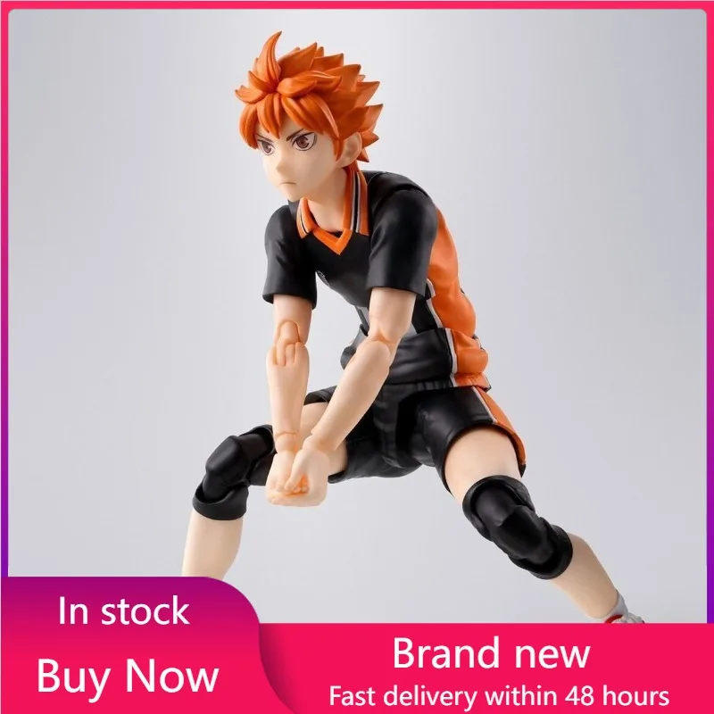 

In Stock Bandai S.H.Figuarts Haikyuu!! Hinata Shoyo Model Kit Anime Action Fighter Finished Model Gift for Children