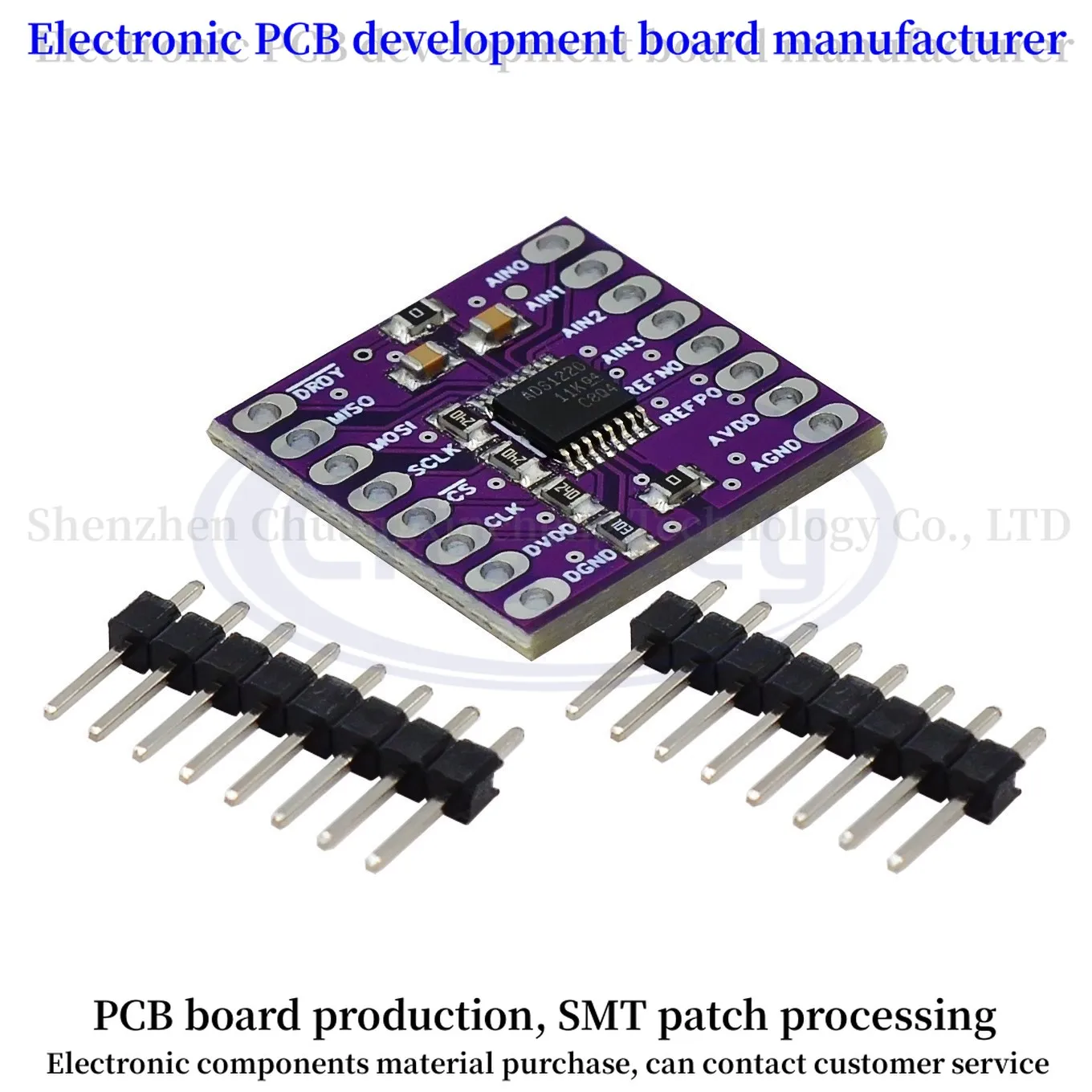 ADS1220 ADC 24 Bit Converter Module I2C Low Power 24 Bit Analog-to-Digital Converter