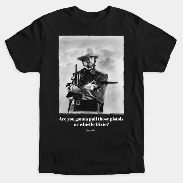 Cotton S-5XL T-Shirt Clint Eastwood Outlaw Josey Wales