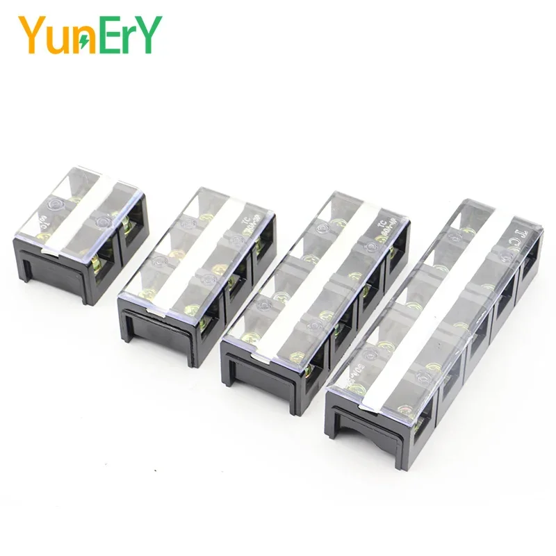 

TC Terminal Block High Power 2/3/4/5P Butt Joint 60/100/150/200/300/400A Electrical Cable Connector High Current Terminal