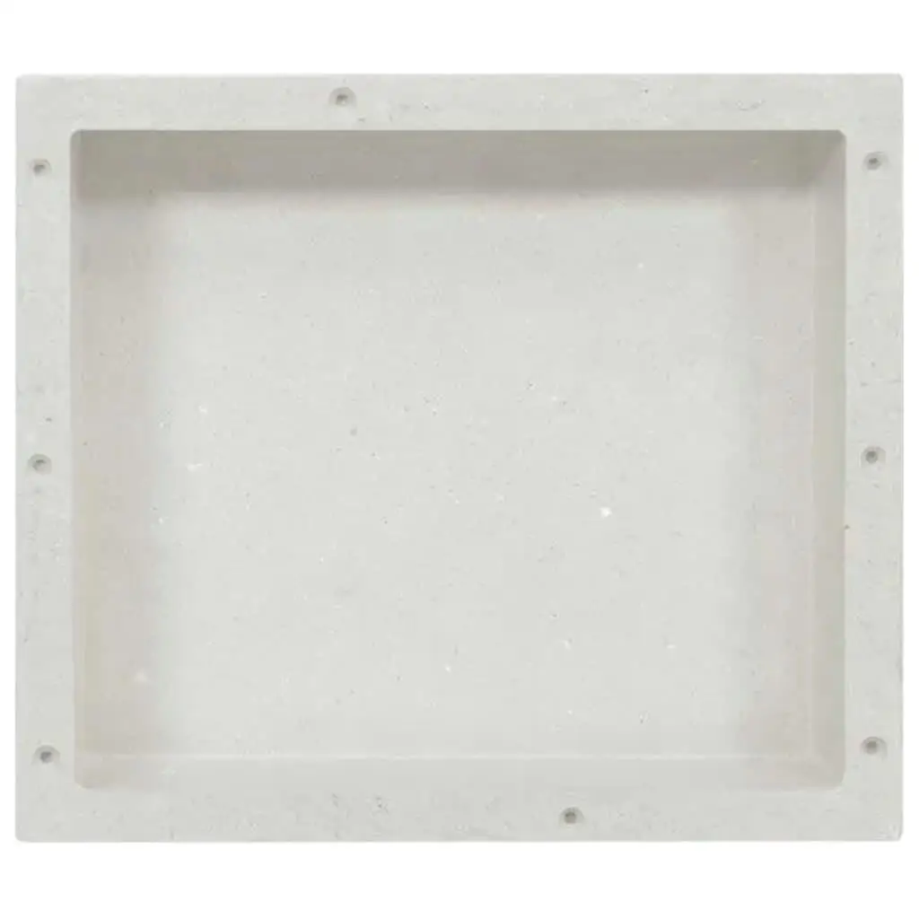 Matt White Shower Niche 16.1x14.2x3.9 - Stylish Wall Storage for Bathrooms