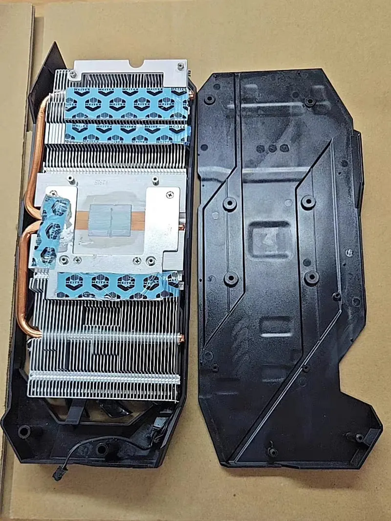 

Радиатор охлаждения для видеокарты Gigabyte RTX2060 WF2, шаг 51*51 мм