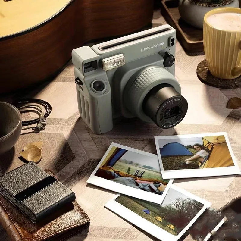 Original Fujifilm Instax Wide 400 Instant Camera Self-Timer Auto Exposure Large Format Wide Film Photo Cam Party Gift