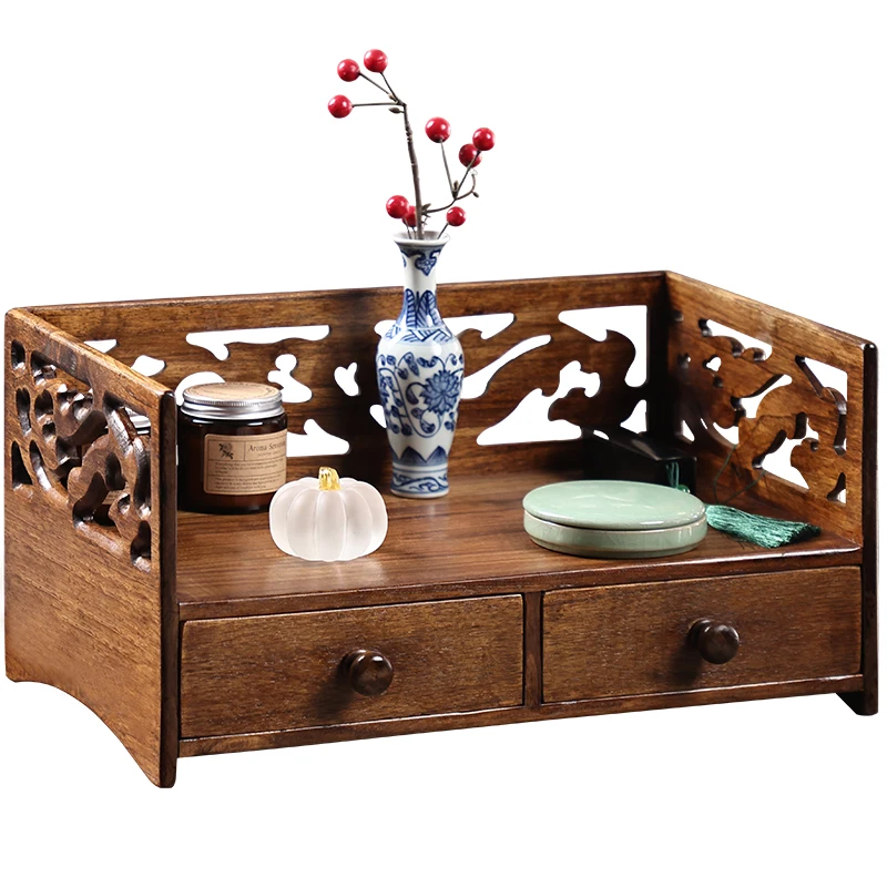 

Teacup rack, Chinese tea set storage rack on the table, te table, tray storage box, all tray box