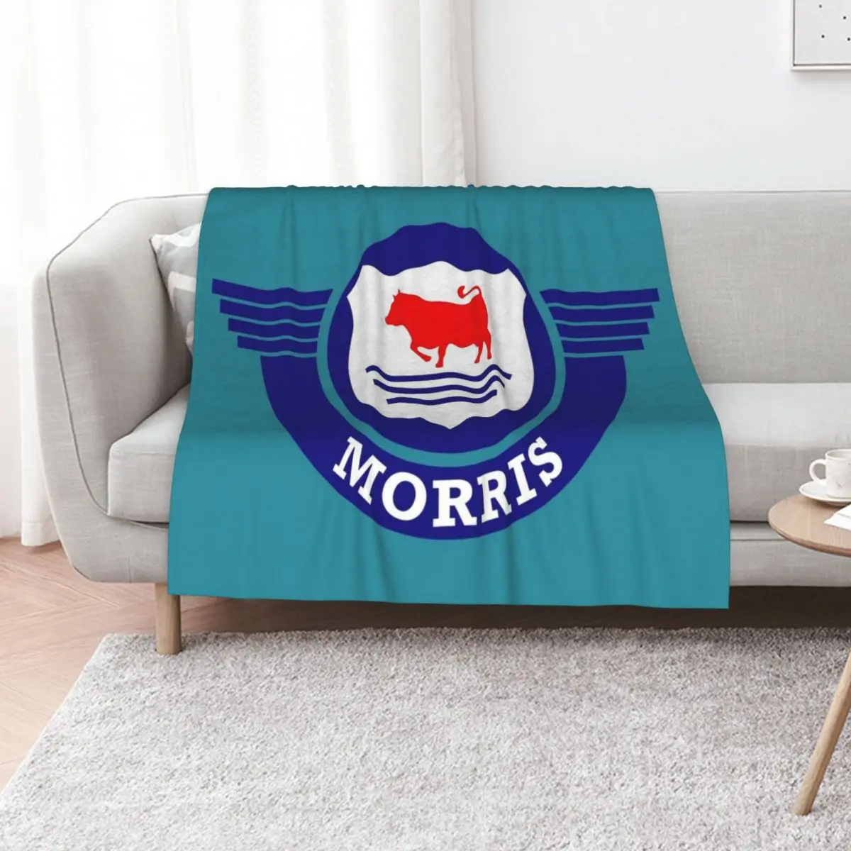

Best Of British - Morris Cars Throw Blanket Decorative Sofas Flannel Fabric Flannels Camping Blankets